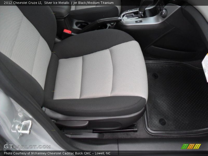 Silver Ice Metallic / Jet Black/Medium Titanium 2012 Chevrolet Cruze LS