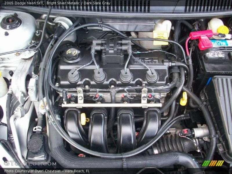 Bright Silver Metallic / Dark Slate Gray 2005 Dodge Neon SXT