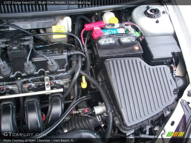 Bright Silver Metallic / Dark Slate Gray 2005 Dodge Neon SXT