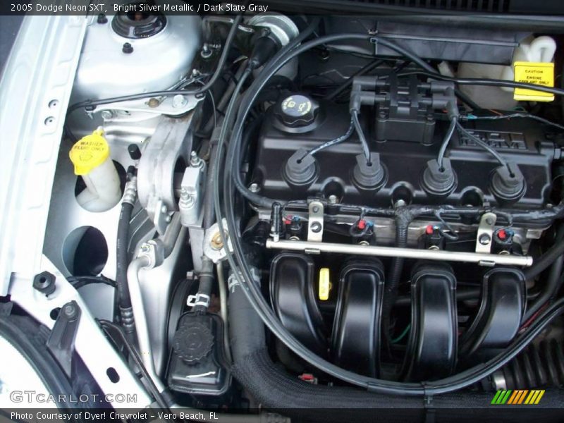 Bright Silver Metallic / Dark Slate Gray 2005 Dodge Neon SXT