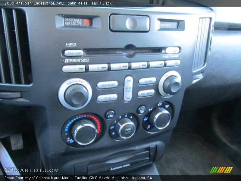 Controls of 2008 Endeavor SE AWD
