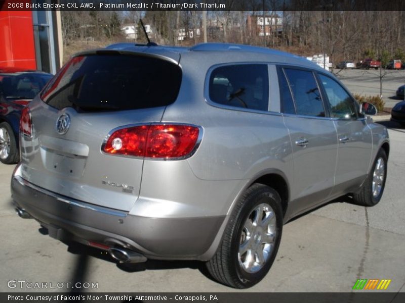 Platinum Metallic / Titanium/Dark Titanium 2008 Buick Enclave CXL AWD