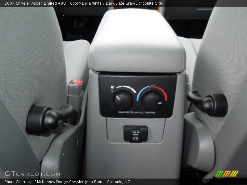 Cool Vanilla White / Dark Slate Gray/Light Slate Gray 2007 Chrysler Aspen Limited 4WD
