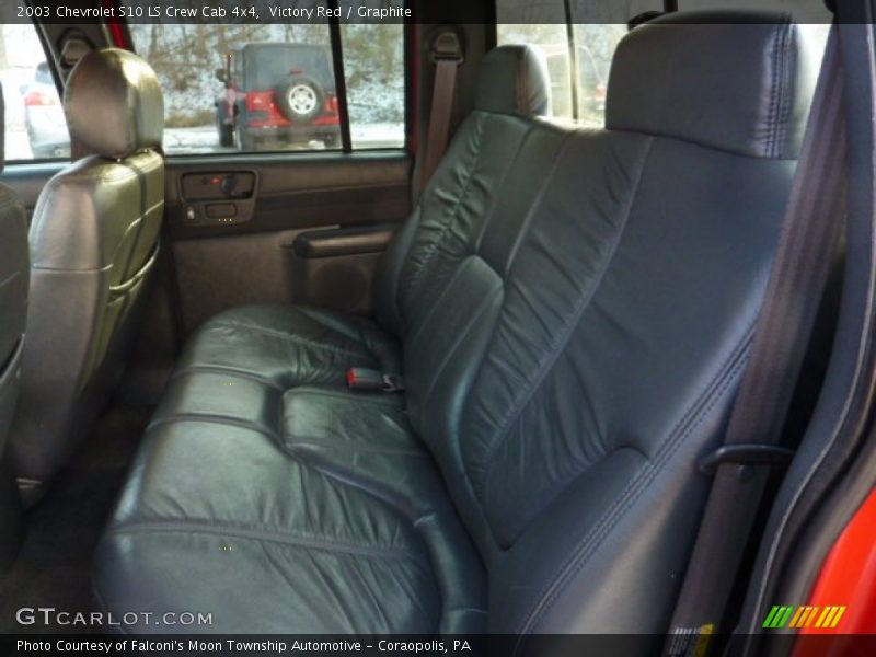 Victory Red / Graphite 2003 Chevrolet S10 LS Crew Cab 4x4