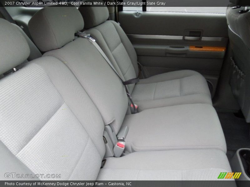 Cool Vanilla White / Dark Slate Gray/Light Slate Gray 2007 Chrysler Aspen Limited 4WD