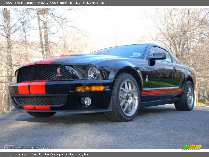 Black / Dark Charcoal/Red 2009 Ford Mustang Shelby GT500 Coupe