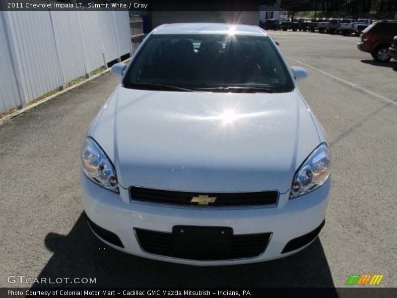 Summit White / Gray 2011 Chevrolet Impala LT