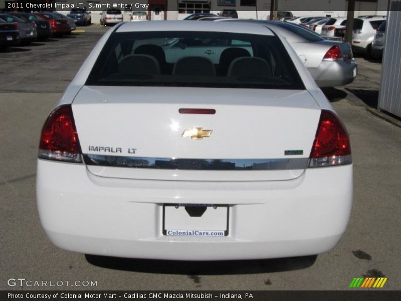 Summit White / Gray 2011 Chevrolet Impala LT