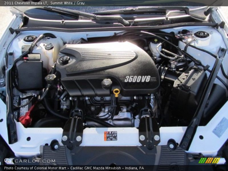 Summit White / Gray 2011 Chevrolet Impala LT