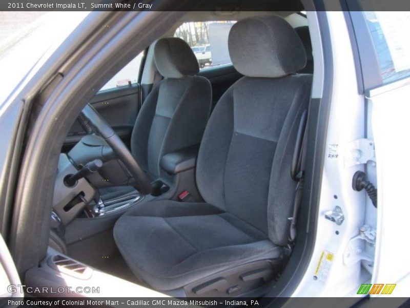 Summit White / Gray 2011 Chevrolet Impala LT
