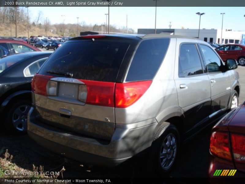 Light Spiral Gray Metallic / Gray 2003 Buick Rendezvous CX AWD