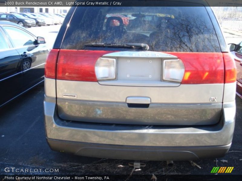 Light Spiral Gray Metallic / Gray 2003 Buick Rendezvous CX AWD