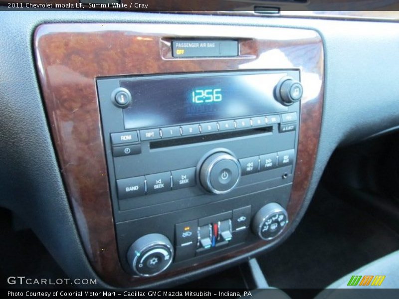 Summit White / Gray 2011 Chevrolet Impala LT