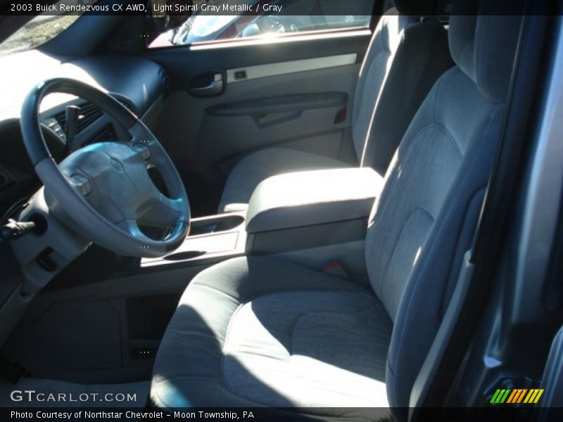 Light Spiral Gray Metallic / Gray 2003 Buick Rendezvous CX AWD