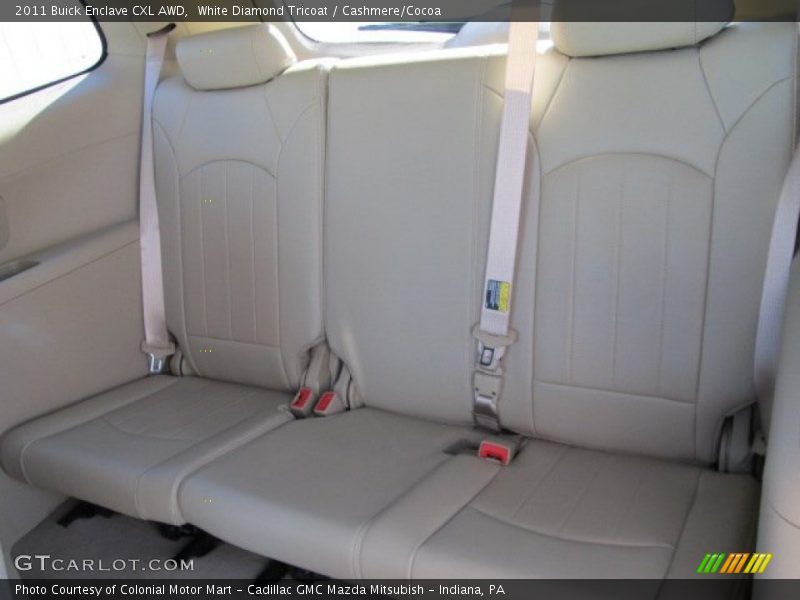 White Diamond Tricoat / Cashmere/Cocoa 2011 Buick Enclave CXL AWD