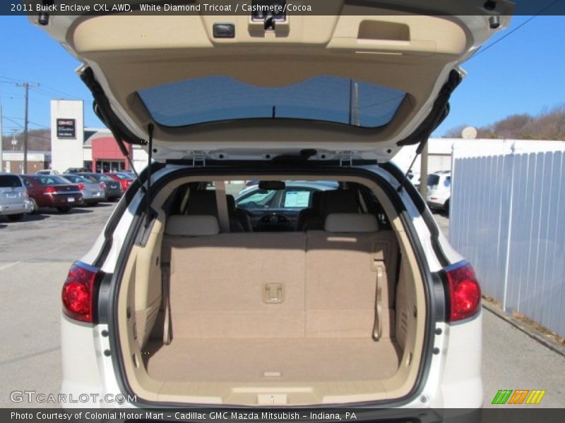 White Diamond Tricoat / Cashmere/Cocoa 2011 Buick Enclave CXL AWD