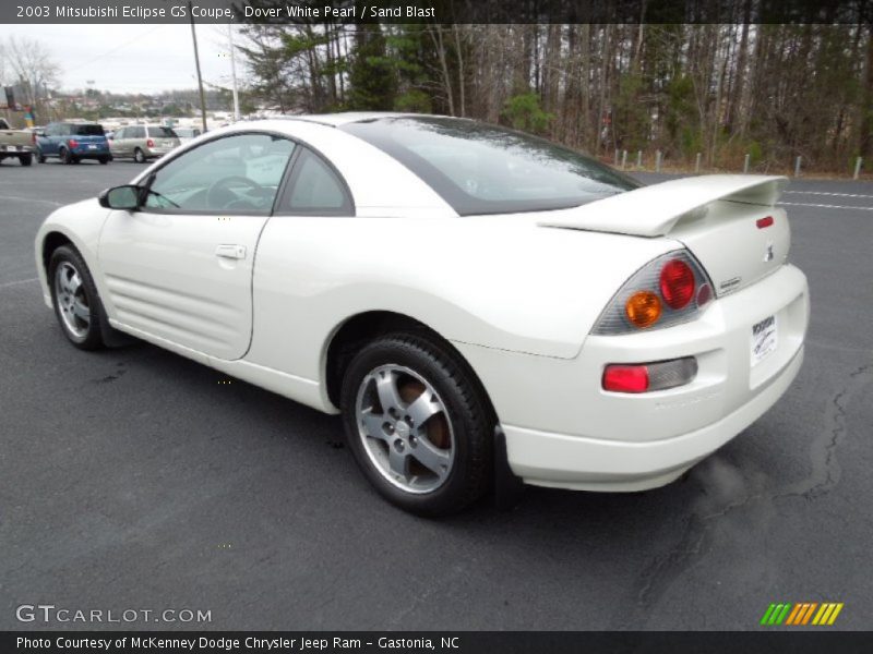 Dover White Pearl / Sand Blast 2003 Mitsubishi Eclipse GS Coupe