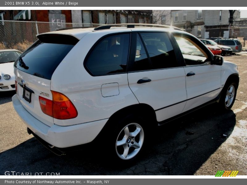 Alpine White / Beige 2001 BMW X5 3.0i
