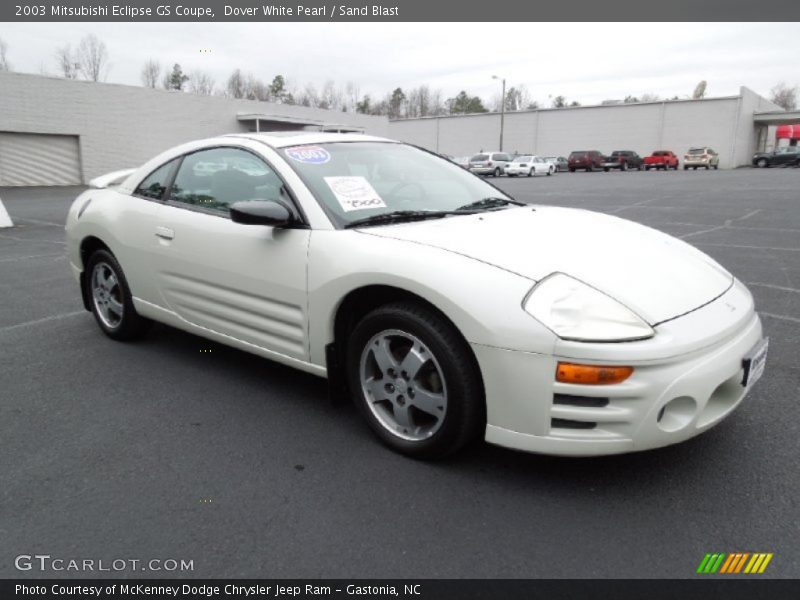 Dover White Pearl / Sand Blast 2003 Mitsubishi Eclipse GS Coupe