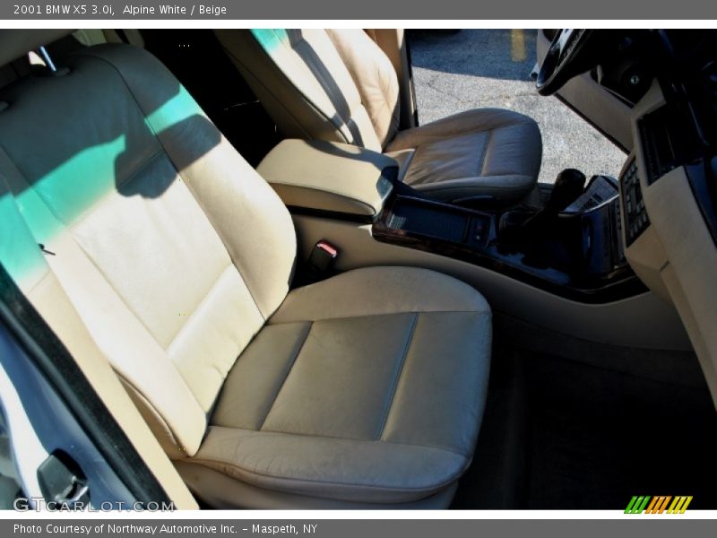 Alpine White / Beige 2001 BMW X5 3.0i