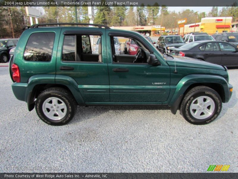 Timberline Green Pearl / Light Taupe/Taupe 2004 Jeep Liberty Limited 4x4