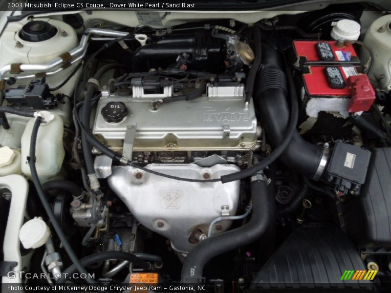 Dover White Pearl / Sand Blast 2003 Mitsubishi Eclipse GS Coupe