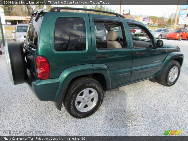 Timberline Green Pearl / Light Taupe/Taupe 2004 Jeep Liberty Limited 4x4