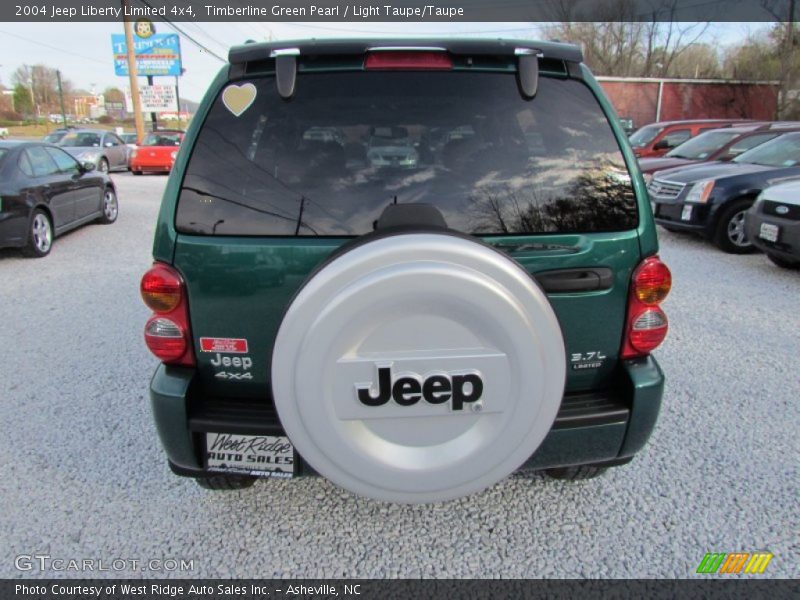 Timberline Green Pearl / Light Taupe/Taupe 2004 Jeep Liberty Limited 4x4