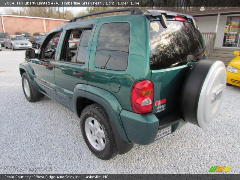 Timberline Green Pearl / Light Taupe/Taupe 2004 Jeep Liberty Limited 4x4