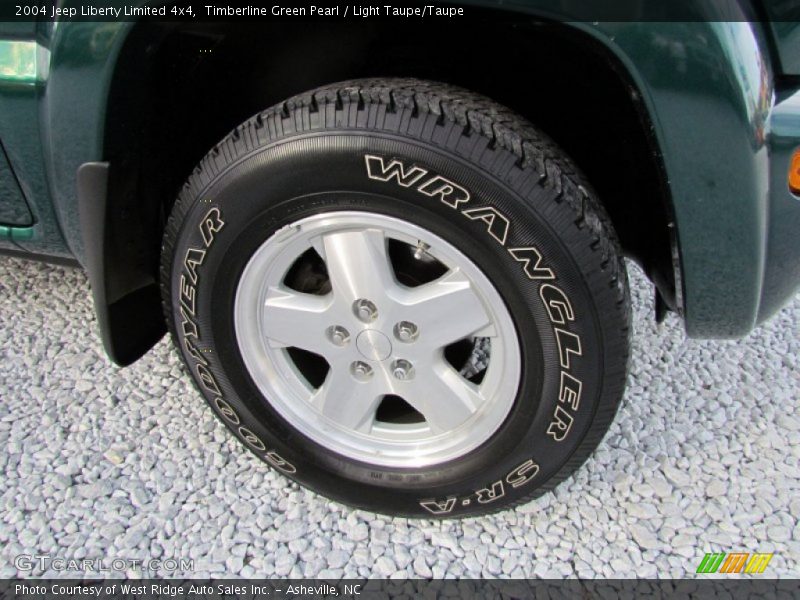 Timberline Green Pearl / Light Taupe/Taupe 2004 Jeep Liberty Limited 4x4