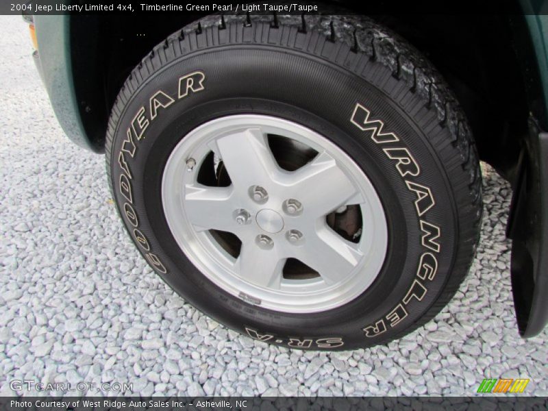 Timberline Green Pearl / Light Taupe/Taupe 2004 Jeep Liberty Limited 4x4