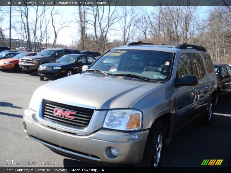 Pewter Metallic / Dark Pewter 2003 GMC Envoy XL SLE 4x4