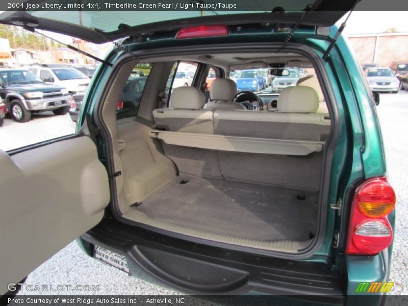 Timberline Green Pearl / Light Taupe/Taupe 2004 Jeep Liberty Limited 4x4