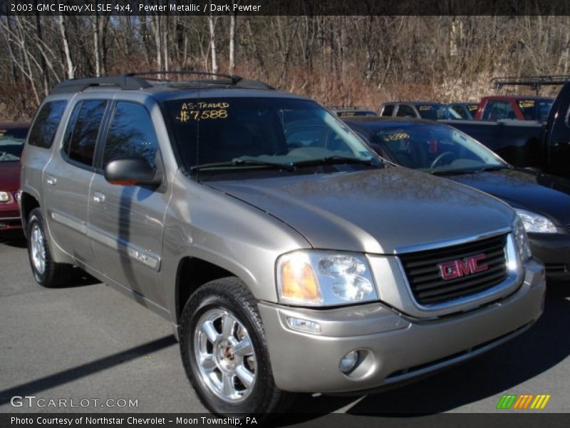 Pewter Metallic / Dark Pewter 2003 GMC Envoy XL SLE 4x4