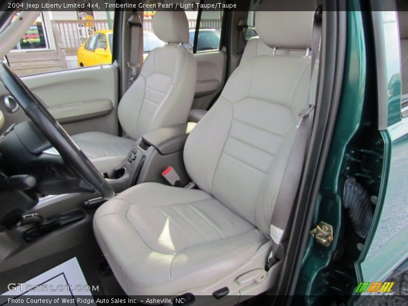 Timberline Green Pearl / Light Taupe/Taupe 2004 Jeep Liberty Limited 4x4