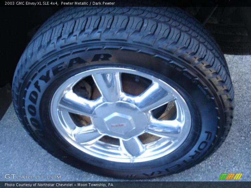 Pewter Metallic / Dark Pewter 2003 GMC Envoy XL SLE 4x4