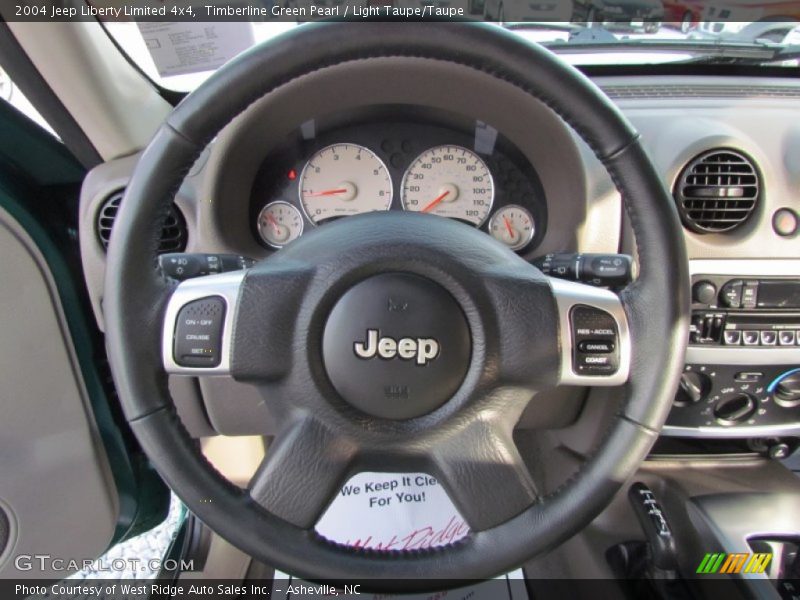 Timberline Green Pearl / Light Taupe/Taupe 2004 Jeep Liberty Limited 4x4