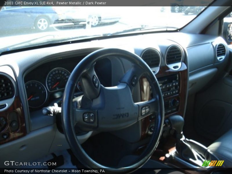 Pewter Metallic / Dark Pewter 2003 GMC Envoy XL SLE 4x4