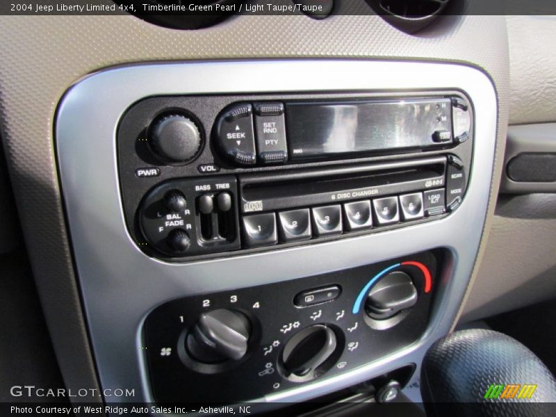 Timberline Green Pearl / Light Taupe/Taupe 2004 Jeep Liberty Limited 4x4