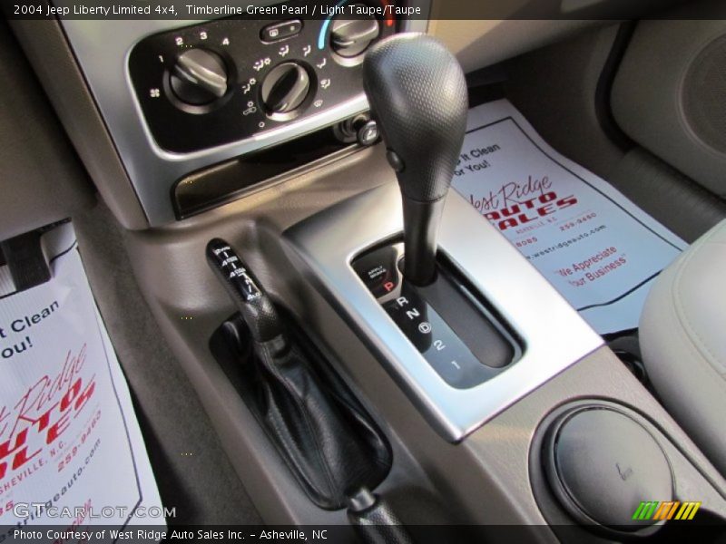 Timberline Green Pearl / Light Taupe/Taupe 2004 Jeep Liberty Limited 4x4