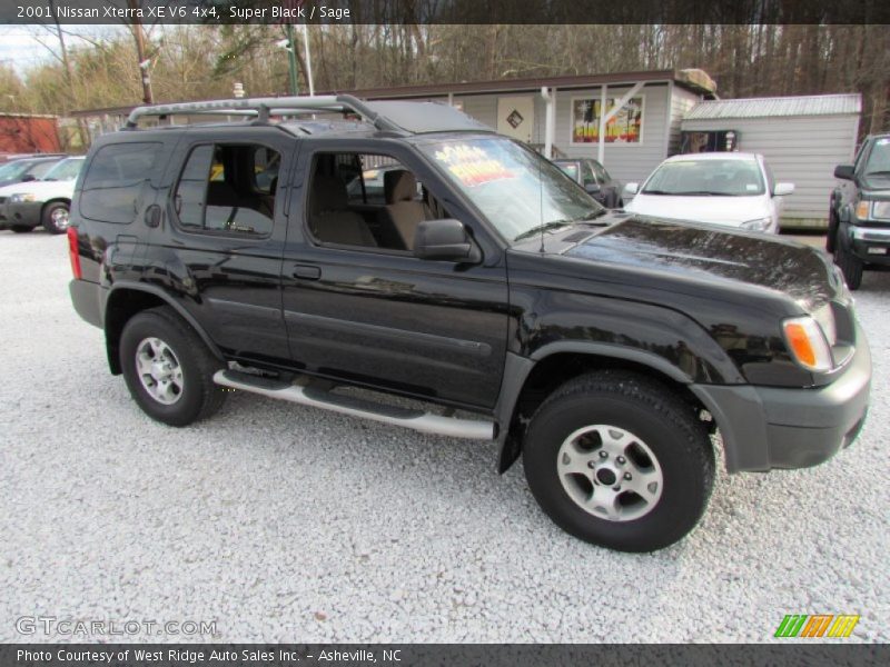 Super Black / Sage 2001 Nissan Xterra XE V6 4x4