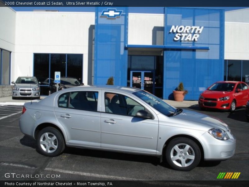 Ultra Silver Metallic / Gray 2008 Chevrolet Cobalt LS Sedan