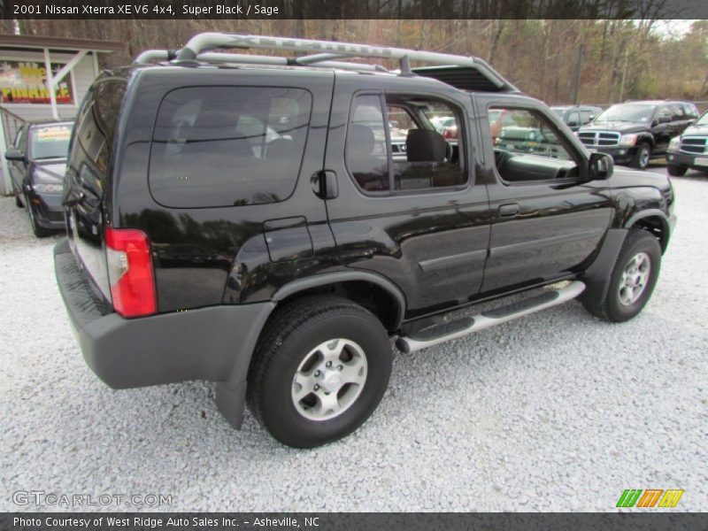 Super Black / Sage 2001 Nissan Xterra XE V6 4x4