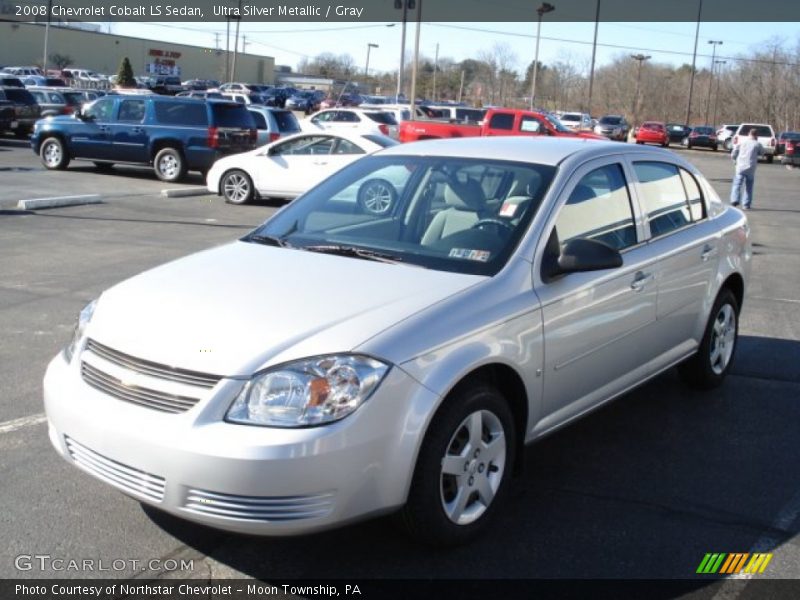 Ultra Silver Metallic / Gray 2008 Chevrolet Cobalt LS Sedan