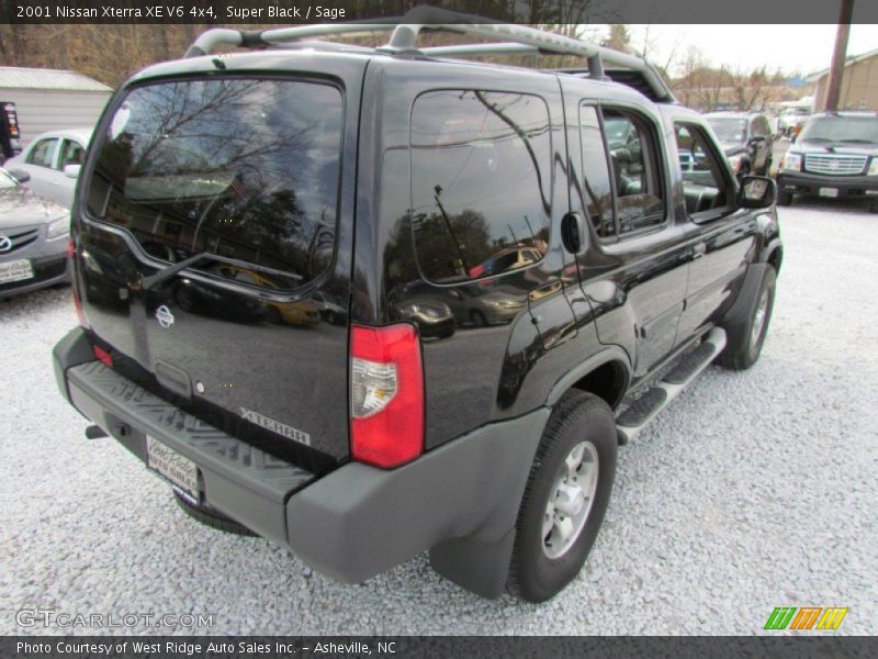 Super Black / Sage 2001 Nissan Xterra XE V6 4x4