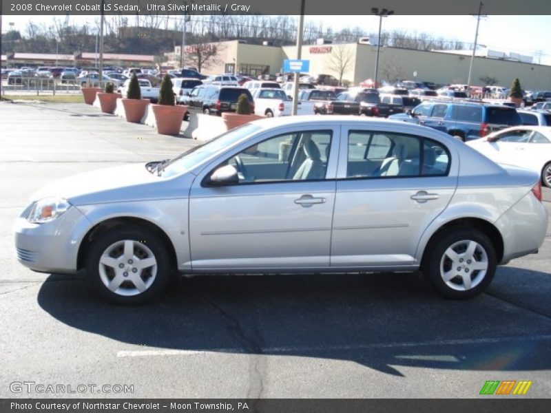 Ultra Silver Metallic / Gray 2008 Chevrolet Cobalt LS Sedan