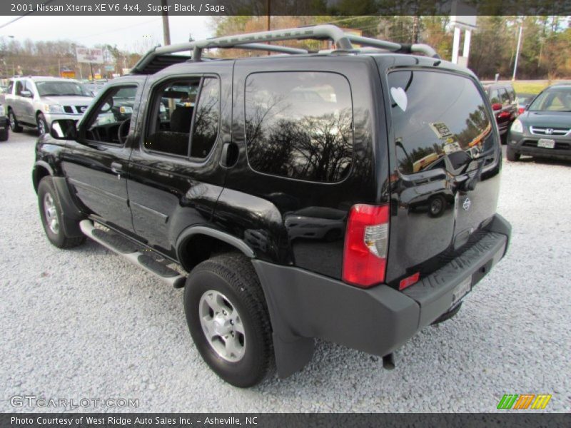 Super Black / Sage 2001 Nissan Xterra XE V6 4x4