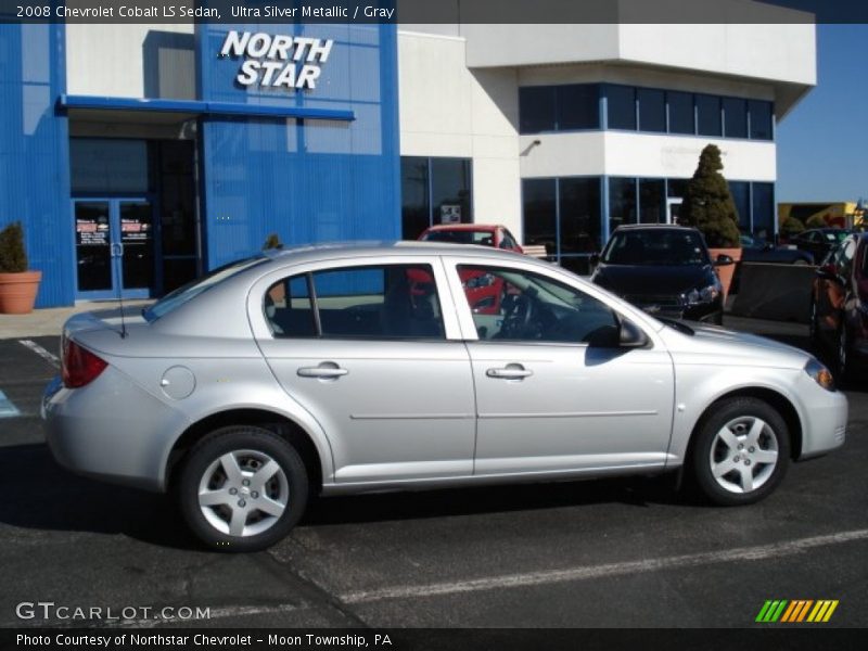 Ultra Silver Metallic / Gray 2008 Chevrolet Cobalt LS Sedan