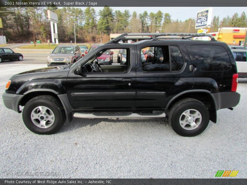 Super Black / Sage 2001 Nissan Xterra XE V6 4x4