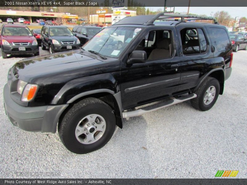 Super Black / Sage 2001 Nissan Xterra XE V6 4x4